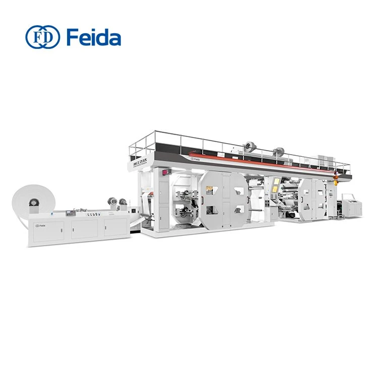 Kunststoff-Papierdruckmaschine