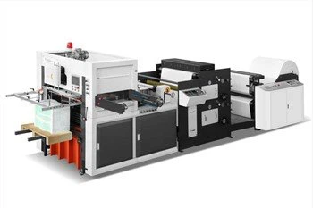 Rollenstanzen mit Druckmaschine
